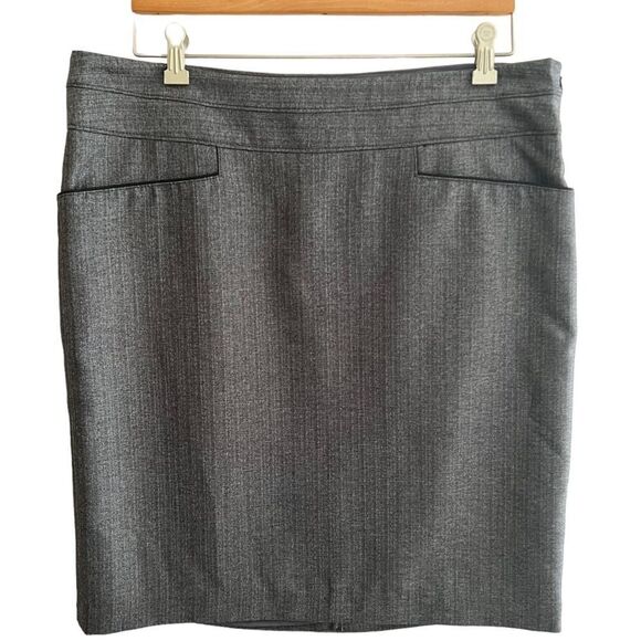 NWT The Limited Collection lined dress skirt w/pockets dark grey SIZE 14 WOMEN - Picture 7 of 16